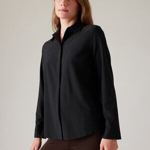 BNWT Athlete Everlasting Long Sleeve in Black Medium Petite